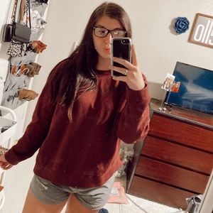 Maroon Under Armour Crewneck